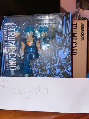 shfiguarts demonical fit vegito blue trump card power even gods fear